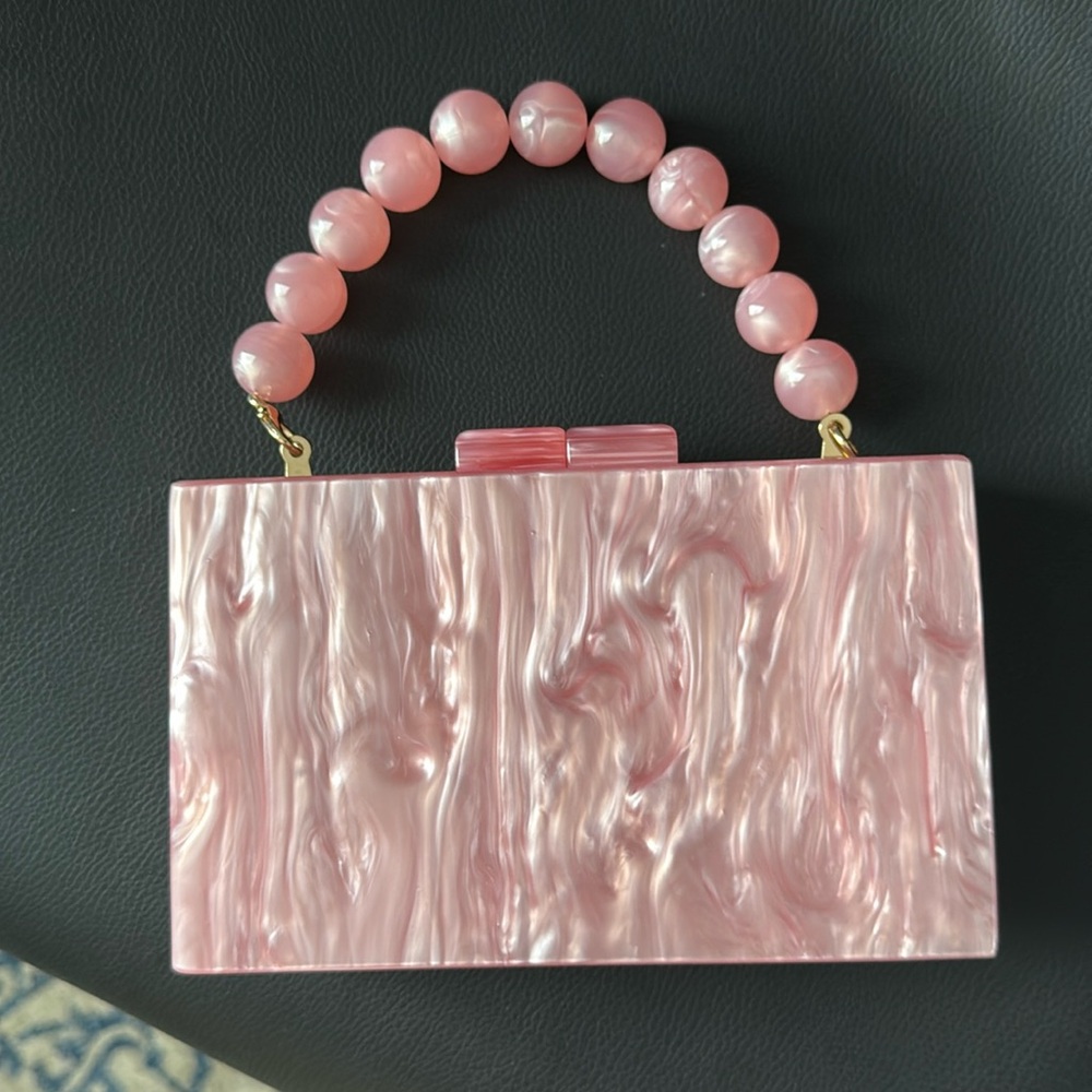 Acrylic Clutch Purse Beads Evening Handbag
